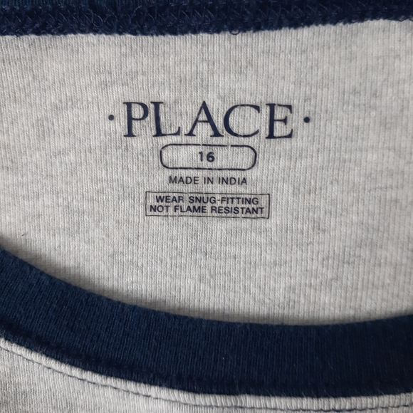 World's best kid gray/navy long sleeve t-shirt - Picture 8 of 8